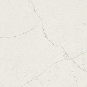 Valor White quartz surface sample