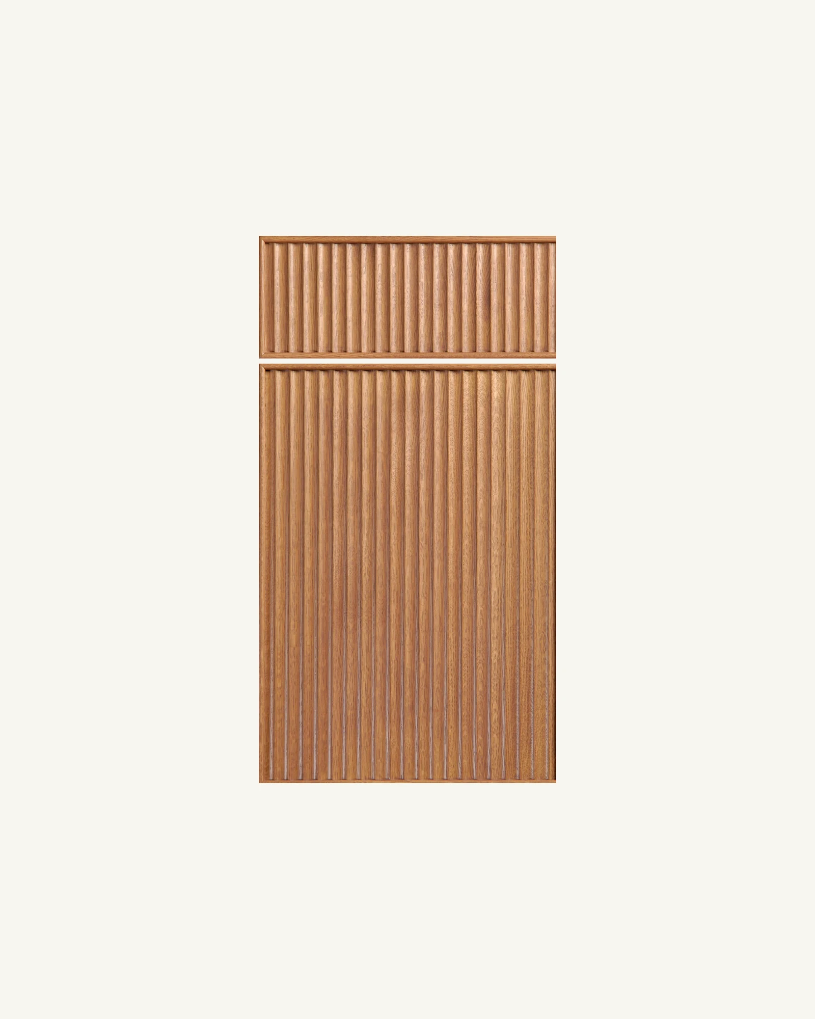 403-61 Space Race reeded cabinet door sample