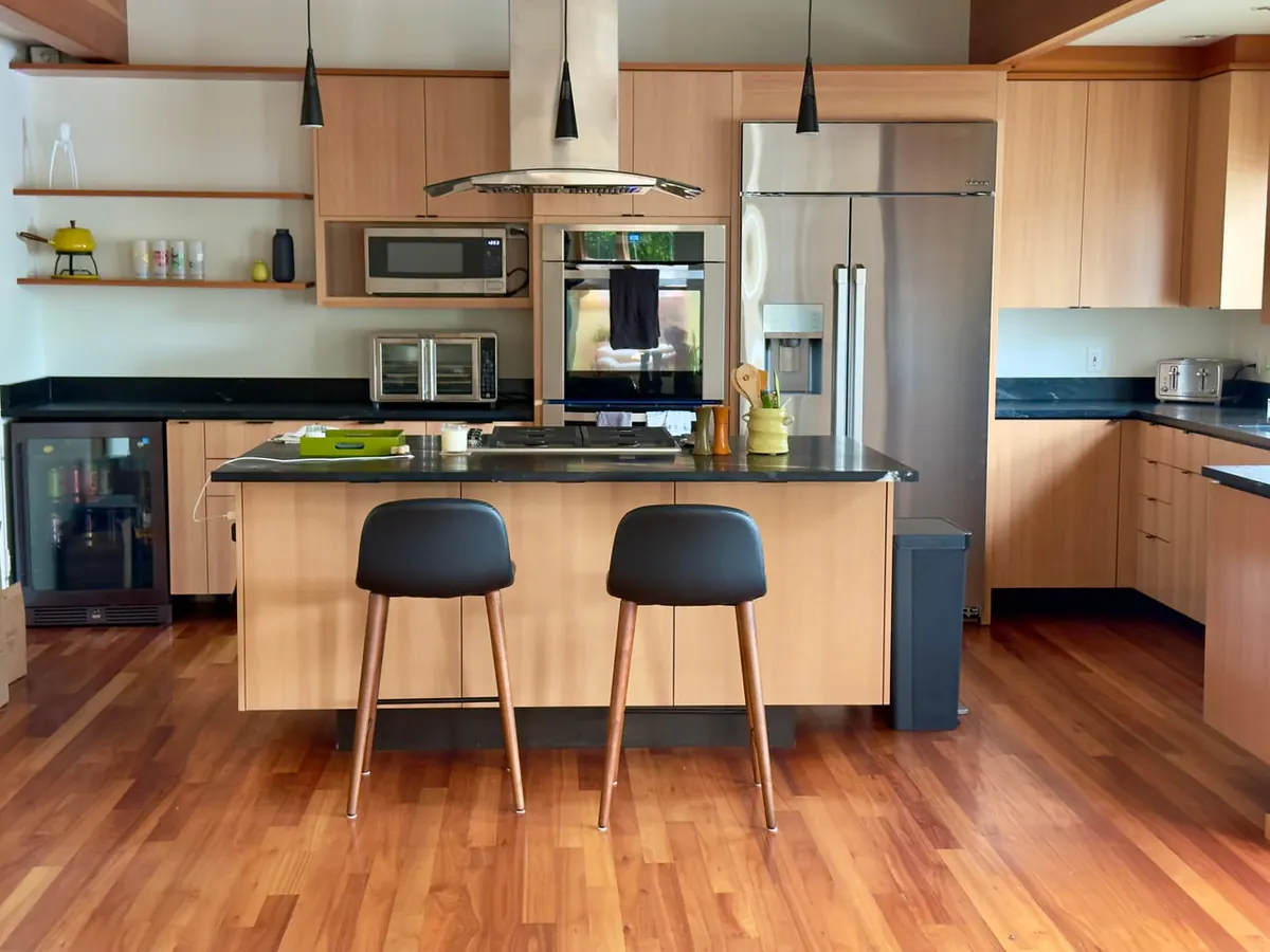 Modern natural fir kitchen in Magnolia by NW Cabinet